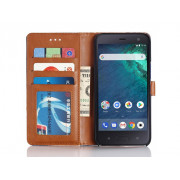 Púzdro Wallet book HTC X2 - tmavo modrá