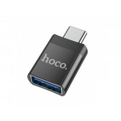 HOCO UA17 USB-C/USB-A OTG Adaptér čierny