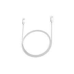 Xiaomi Original USB-C/USB-C Opletený Datový Kabel 3A 1m biely
