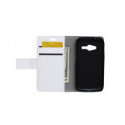Púzdro book Crazy Samsung Galaxy Trend 2 Lite G318H, V Plus G318 biele