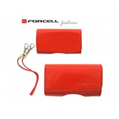 PUZDRO NOKIA 6101, 6131, 530, E700 FORCELL FASHION 100 červene