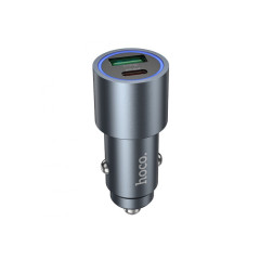 Autonabíjačka Hoco USB A + USB C PD QC3.0 48W Z60 čierna