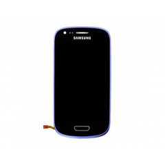 LCD display + Dotyk + Predný kryt Samsung i8200 Galaxy S3mini VE modré