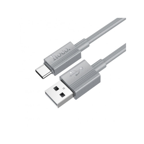 Nabíjací kábel USB A do USB C Hoco 3A 1 m
X107 Sivý