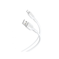 XO Kábel NB212 USB - Lightning 1,0 m 2,1A biely