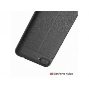 TPU Litchi Silikónový Kryt Asus Zenfone 4 Max, 4 Max Pro, 4 Max Plus LZC554K čierny TPU Litchi Silikónový Kryt Asus Zenfone 4 Max, 4 Max Pro, 4 Max Plus LZC554K čierny