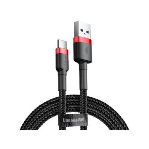 Baseus CATKLF-B91 Cafule Kabel USB-C 3A 1m Red/čierny (Pošk. balení) Baseus CATKLF-B91 Cafule Kabel USB-C 3A 1m Red/čierny (Pošk. balení)