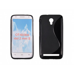 S-line Silikónový kryt Alcatel 6016, 6036 ONE TOUCH IDOL 2 MINI, MINI S čierne