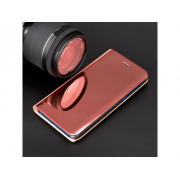 Smart Clear View Knižkový obal Samsung A11 ružový