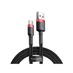 Baseus Cafule Series Datový Kabel USB-A - USB-C 2A 2m Red/čierny (Pošk. balení)