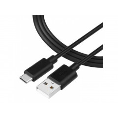 Tactical 006 Smooth Dátový a nabíjací kábel USB-A/USB-C  2m čierny