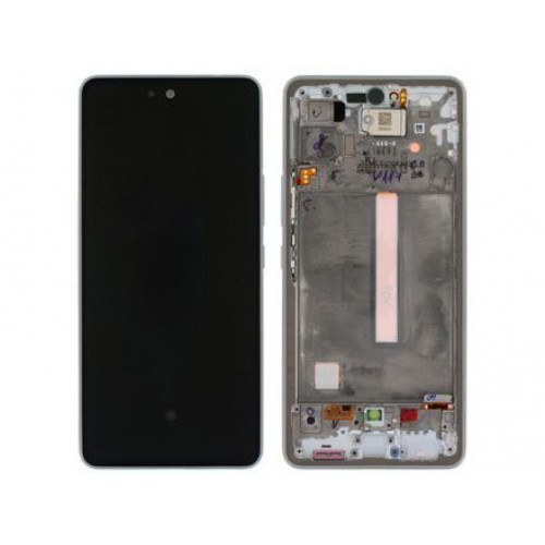 LCD display + Dotyk + Predný kryt Samsung A536B Galaxy A53 5G Awesome čierny (Service Pack LCD display + Dotyk + Predný kryt Samsung A536B Galaxy A53 5G Awesome čierny (Service Pack