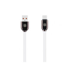 OBAL:ME Sleek USB-A/USB-C kábel biely