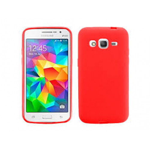 Púzdro silikon Samsung G360 Galaxy Core Prime vzor s červená