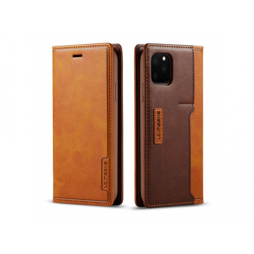 LC.IMEEKE Retro Style Knižkový Obal iPhone 11 Pro 5.8 inch hnedý LC.IMEEKE Retro Style Knižkový Obal iPhone 11 Pro 5.8 inch hnedý