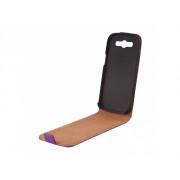Kožené púzdro Elegance Samsung J100 fialový Kožené púzdro Elegance Samsung J100 fialový