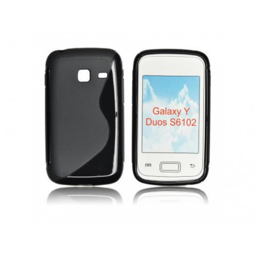 PUZDRO SAMSUNG S6102 GALAXY Y DUOS SILICON VZOR S ČIERNE PUZDRO SAMSUNG S6102 GALAXY Y DUOS SILICON VZOR S ČIERNE
