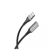 XO Predlžovací kábel NB219 USB 2.0 2m čierny