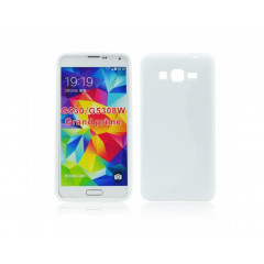 S-line Silikónový kryt Samsung Galaxy grand prime biele