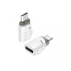 XO adaptér NB256H USB-C - microUSB biely