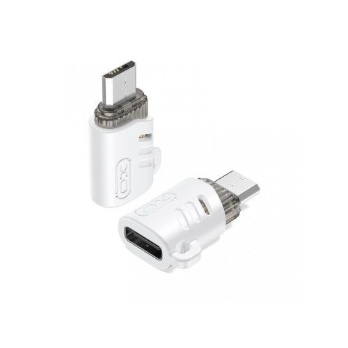 XO adaptér NB256H USB-C - microUSB biely XO adaptér NB256H USB-C - microUSB biely