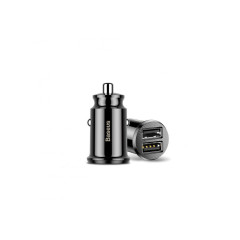 Baseus Autonabíjačka Grain 2USB 3,1A čierna