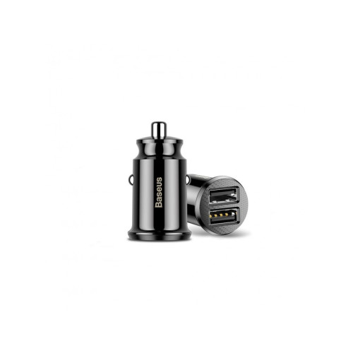 Baseus Autonabíjačka Grain 2USB 3,1A čierna