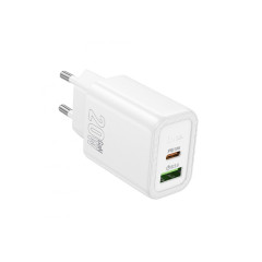 HOCO nabíjačka USB A + Typ C + kábel Typ C - Typ C PD QC3.0 3A 30W N61