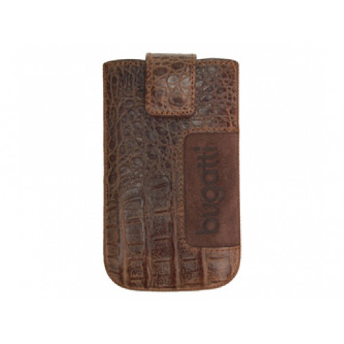 PUZDRO BUGATTI NOKIA C3,C7, HTC WILDFIRE CROCO M HNEDE PUZDRO BUGATTI NOKIA C3,C7, HTC WILDFIRE CROCO M HNEDE