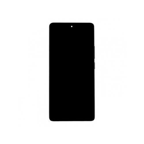 LCD Displej + Dotykové Doska + Predný Kryt pre Xiaomi Redmi Note 14 Pro 4G čierny (Service