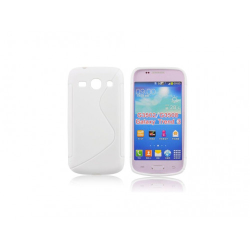 PÚZDRO SAMSUNG G350 Galaxy Core Plus SILICON VZOR S BIELE PÚZDRO SAMSUNG G350 Galaxy Core Plus SILICON VZOR S BIELE