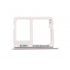 Držiak SIM/microSD Samsung Galaxy A3 A310/A5, A510, A7 A710 2016 šedý
