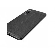 Litchi Flexiblný Silikónový Kryt Xiaomi Mi 9 Pro čierny