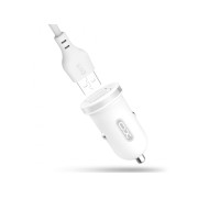 XO Autonabíjačka CC18 biela 2USB 2,1A