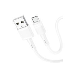 HOCO Nabíjací kábel Micro USB 2,4A X83 1m biely