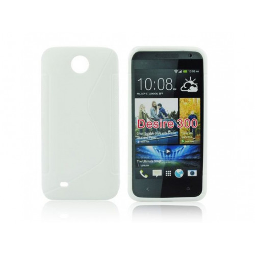 Púzdro HTC Desire 300 vzor s biele Púzdro HTC Desire 300 vzor s biele