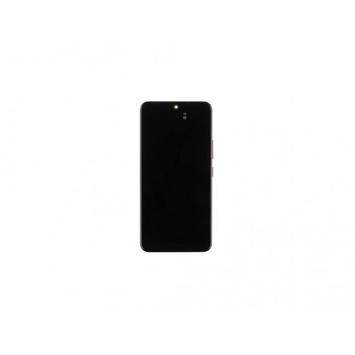 LCD displej + Dotyk + Predný kryt Samsung S901B Galaxy S22 Phantom čierny (Service Pack)