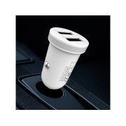XO Autonabíjačka CC18 biela 2USB 2,1A