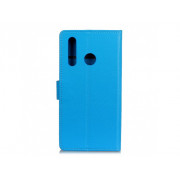 Litchi Knižkový Obal Huawei nova 4 modrý