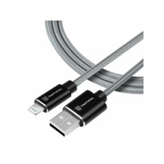 Tactical 027 Fast Rope Kevlar Cable USB-A/Lightning MFI 0.3m Grey