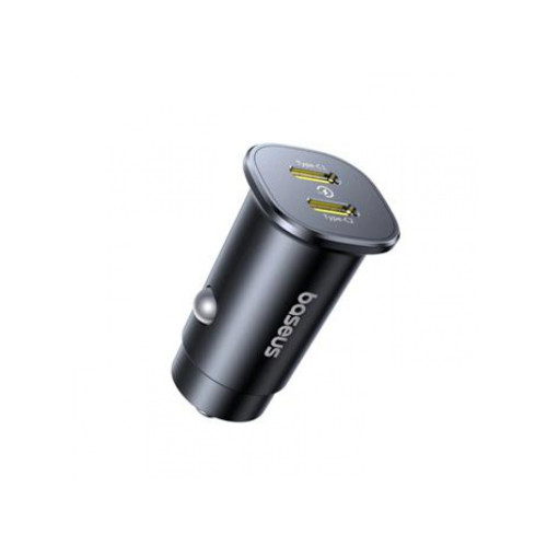 Baseus GoTrip Nabíječka do Auta 2x USB-C 30W Cosmic čierny Baseus GoTrip Nabíječka do Auta 2x USB-C 30W Cosmic čierny
