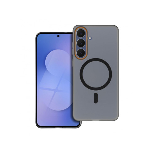 Silikónový kryt Xiaomi 17 Orange Magsafe čierny