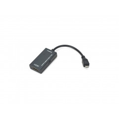 Micro USB male HDMI female MHL kábel Samsung, LG, HTC, Sony