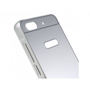Bumper metal zadné púzdro pre Huawei Honor 4C strieborný