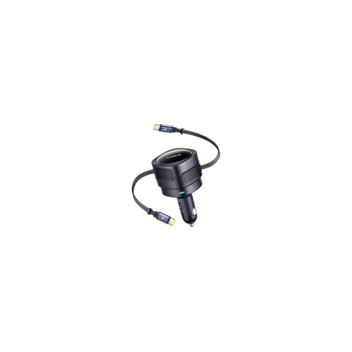Baseus Enjoyment Max Nabíječka do Auta USB-C/USB-C 60W Cosmic čierny Baseus Enjoyment Max Nabíječka do Auta USB-C/USB-C 60W Cosmic čierny