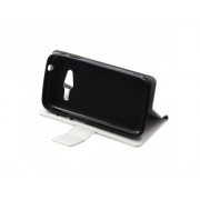 Púzdro book Crazy Samsung Galaxy Trend 2 Lite G318H, V Plus G318 biele