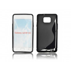 PUZDRO SAMSUNG I9000 GALAXY S SILICON VZOR S ČIERNE