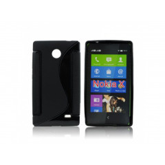 Púzdro silicon S-line - NOKIA X čierne