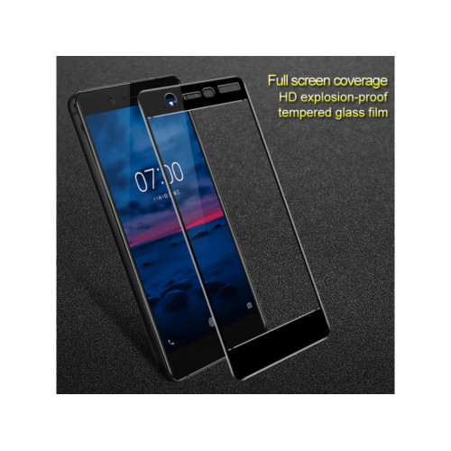 IMAK 3D Ochranné tvrdené sklo Nokia 7 čierne