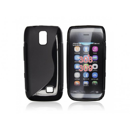 PUZDRO NOKIA ASHA 308, 309 SILICON VZOR S PUZDRO NOKIA ASHA 308, 309 SILICON VZOR S